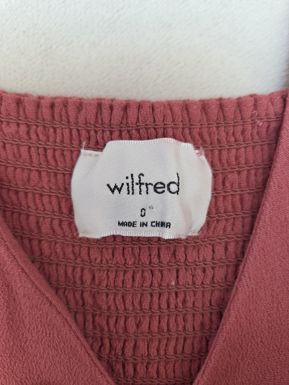 Wilfred Smocked Spaghetti Strap Mini Dress in Rose - Picture 3 of 10